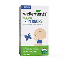 ORGANIC IRON DROPS (1 fl oz) 30 ml