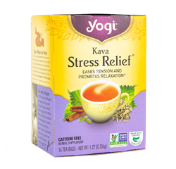 KAVA STRESS RELIEF TEA (Organic, Caffine Free) 16 Tea Bags