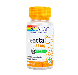 REACTA-C (Vitamin C) 500mg 60 Vegetarian Capsules