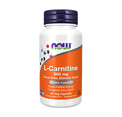 L-CARNITINE 500mg 60 Vegetarian Capsules