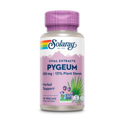 PYGEUM BARK EXTRACT 100mg 30 Vegetarian Capsules