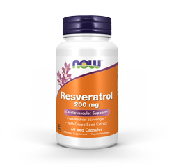RESVERATROL 200mg 60 Vegetarian Capsules