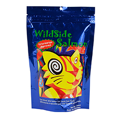 WILDSIDE SALMON (Wild Alaskan Salmon) Freeze-Dried Treats for Cats (3 oz) 85 Grams