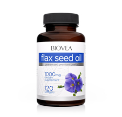 FLAX SEED OIL 1000mg 120 Softgels