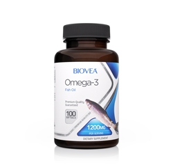 OMEGA-3 FISH OIL 1200mg 100 Softgels