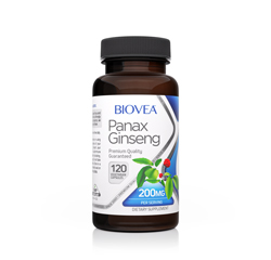 PANAX GINSENG 200mg 120 Vegetarian Capsules