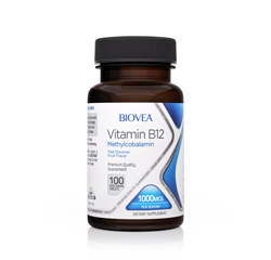 VITAMIN B12 (Metilcobalamina) 1000mcg 100 Comprimidos (Rápida Disolución)